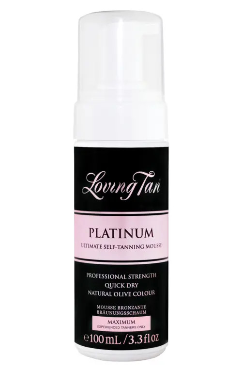 Loving Tan Platinum Ultimate Self Tanning Mousse in Maximum at Nordstrom, Size 3.3 Oz | Nordstrom