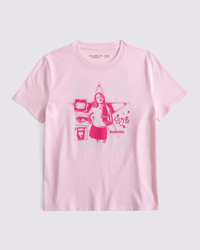 oversized olivia rodrigo graphic tee | Abercrombie & Fitch (US)