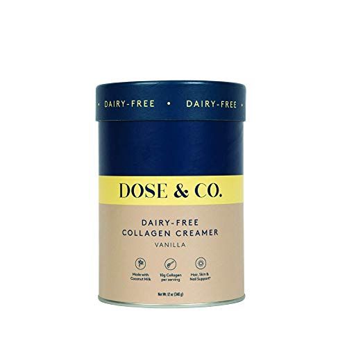 Dose and Co Dairy Free Collagen Creamer (Vanilla) 12oz (340g) | Amazon (US)