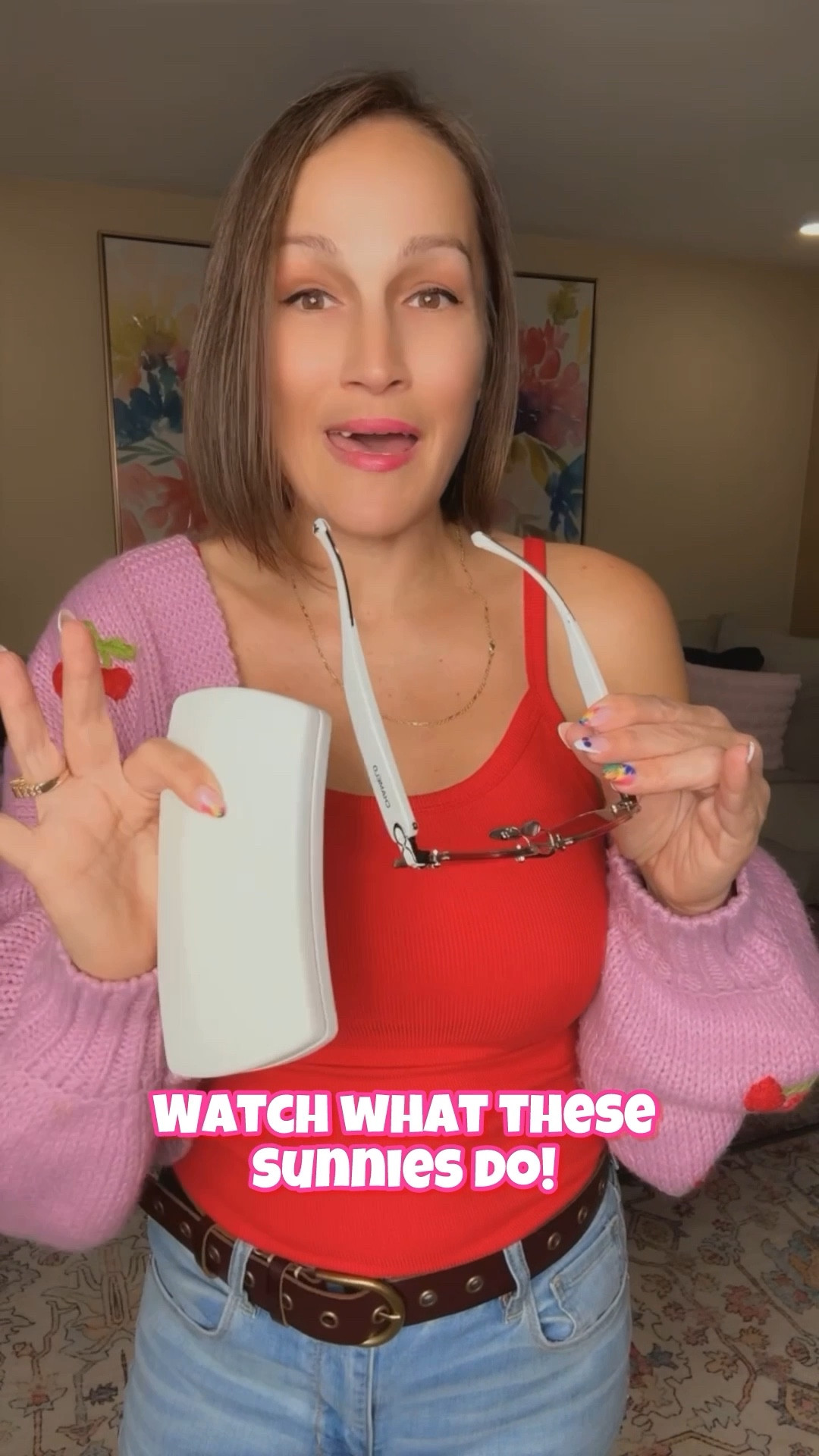 Definitely the coolest sunglasses ever and they match every outfit!  

#LTKMidsize #LTKOver40