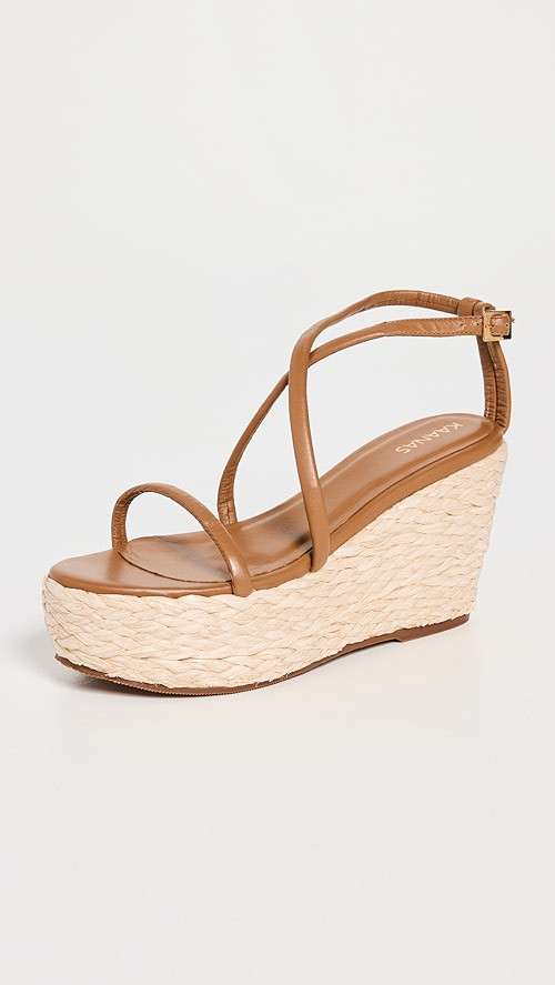 Colon Ankle-Strap Raffia Wedge | Shopbop