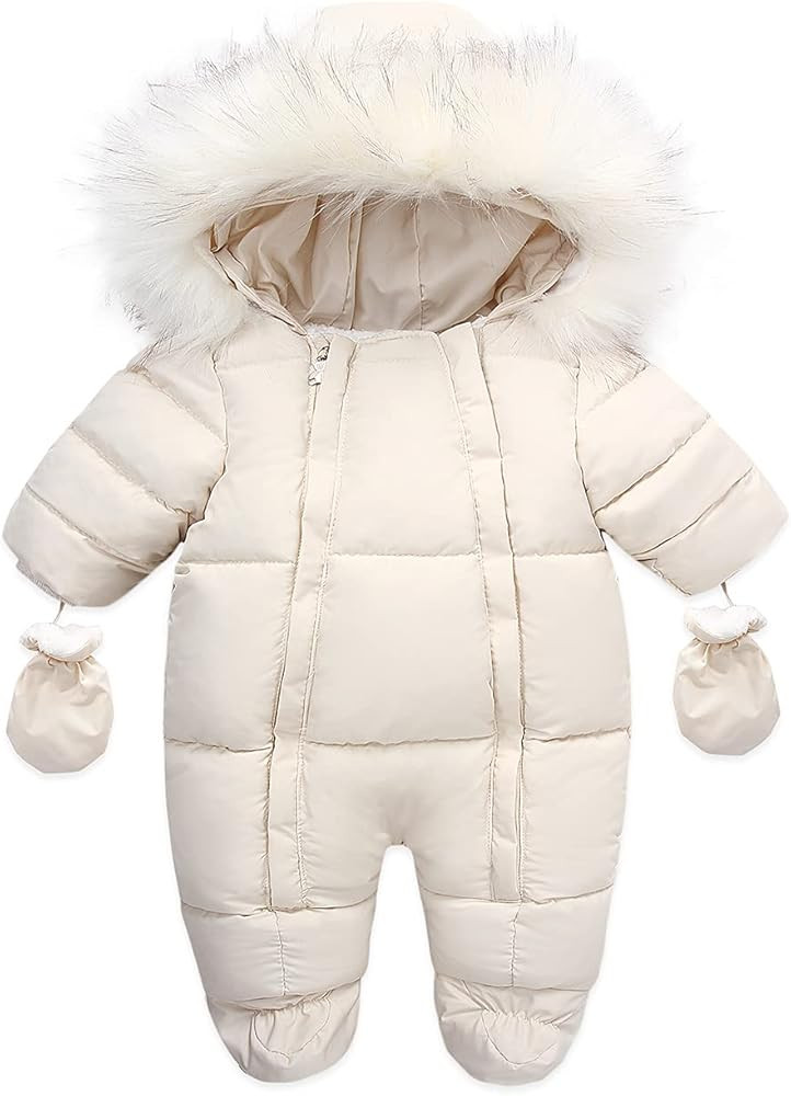 Amazon.com: Infant Snowsuit 12-18 Month Baby Girls' Outerwear Jackets & Coats Winter Clothes : Cl... | Amazon (US)