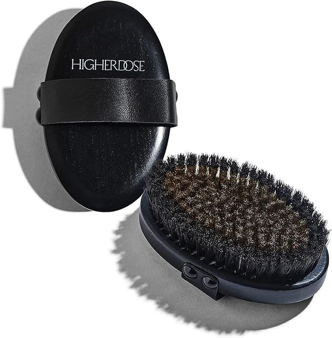 HigherDOSE Copper Body Brush - Dry Brush with Ion Charged Bristles to Wake Up, Exfoliate, and Red... | Amazon (US)
