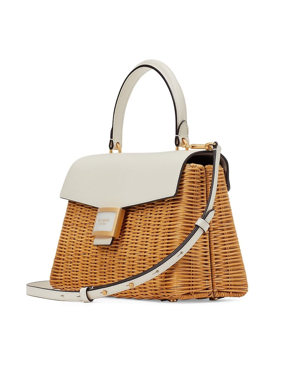Medium Katy Wicker Top Handle Bag | Saks Fifth Avenue
