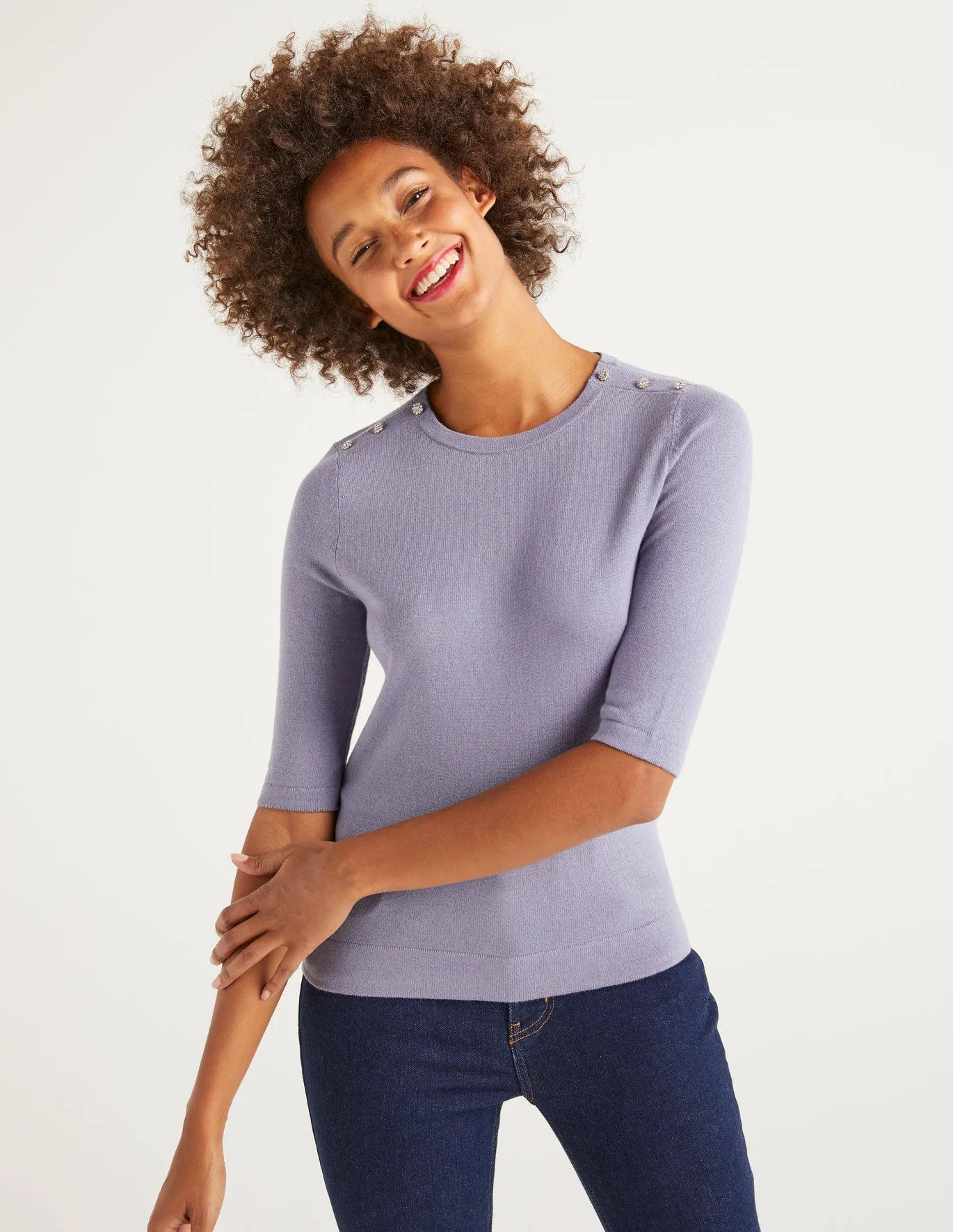 Betty Sweater - River | Boden (US)