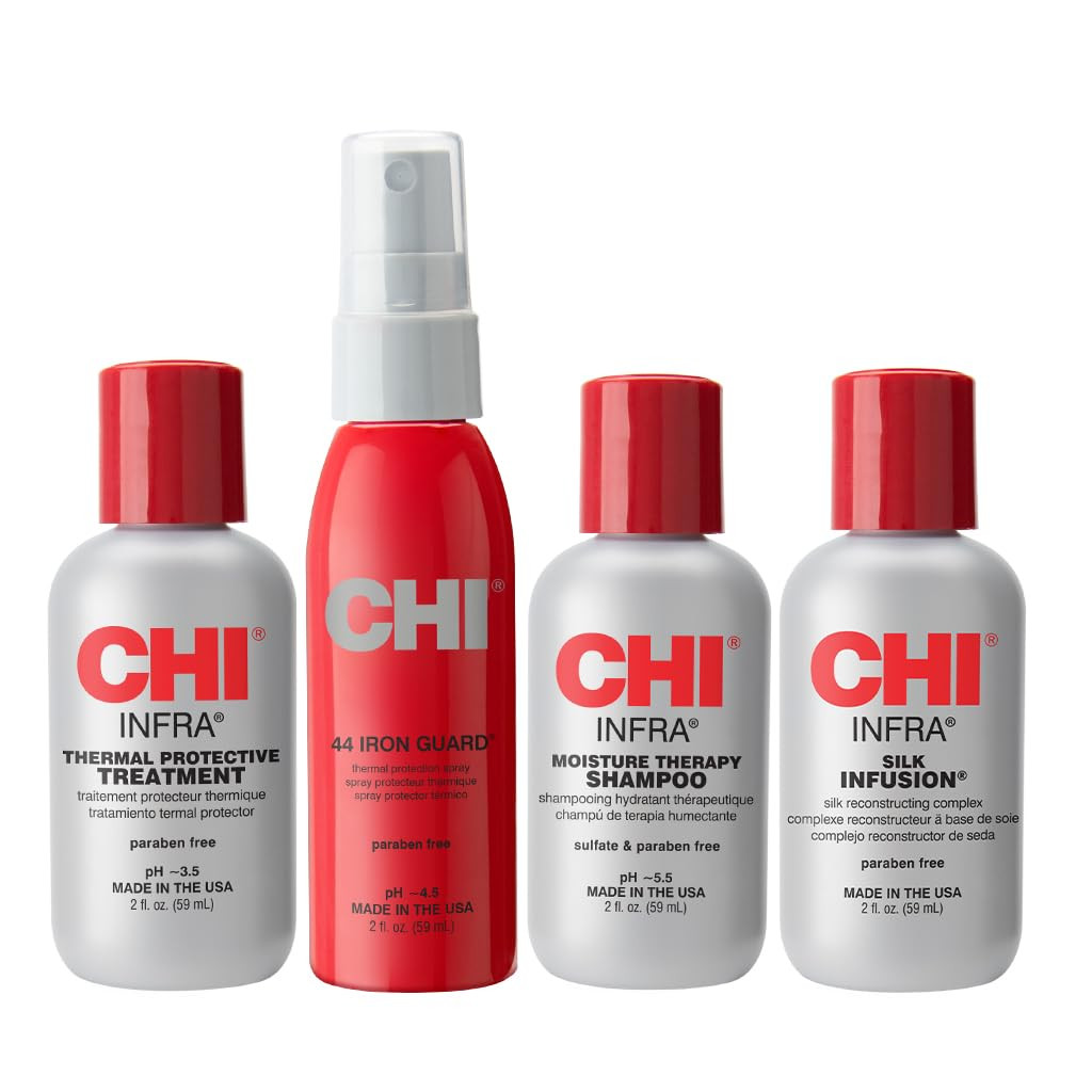 CHI Infra The Essentials Kit with Infra Shampoo, 44 Iron Guard, Infra Treatment and Silk Infusion | Amazon (US)