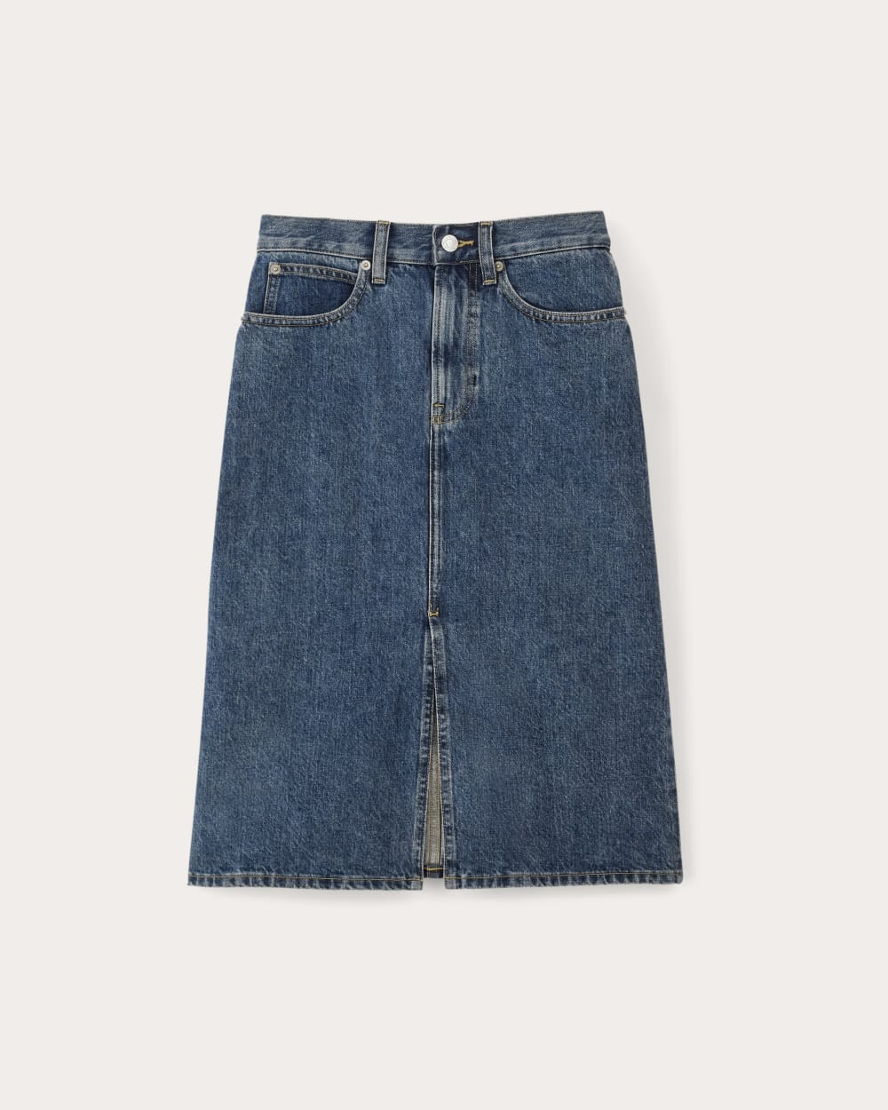 The Mid-Way Skirt | Deep Rinse | Everlane