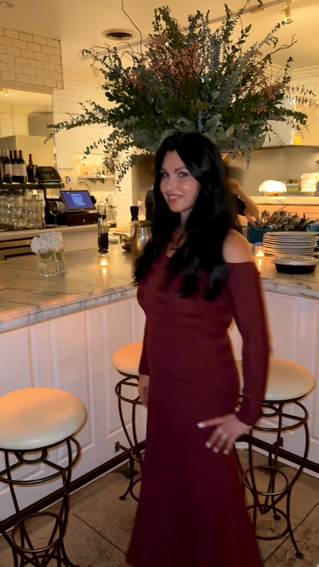 Date Night Outfit 🌹

I ♥️ this long burgundy dress. This is a beautiful date night outfit.

I paired it with a cute faux fur jacket and nude heals. 

#datenightoutfits #maxidresses
#reddress #marneystidbits #burgundydress#LTKValentine

#LTKootd #LTKSeasonal
