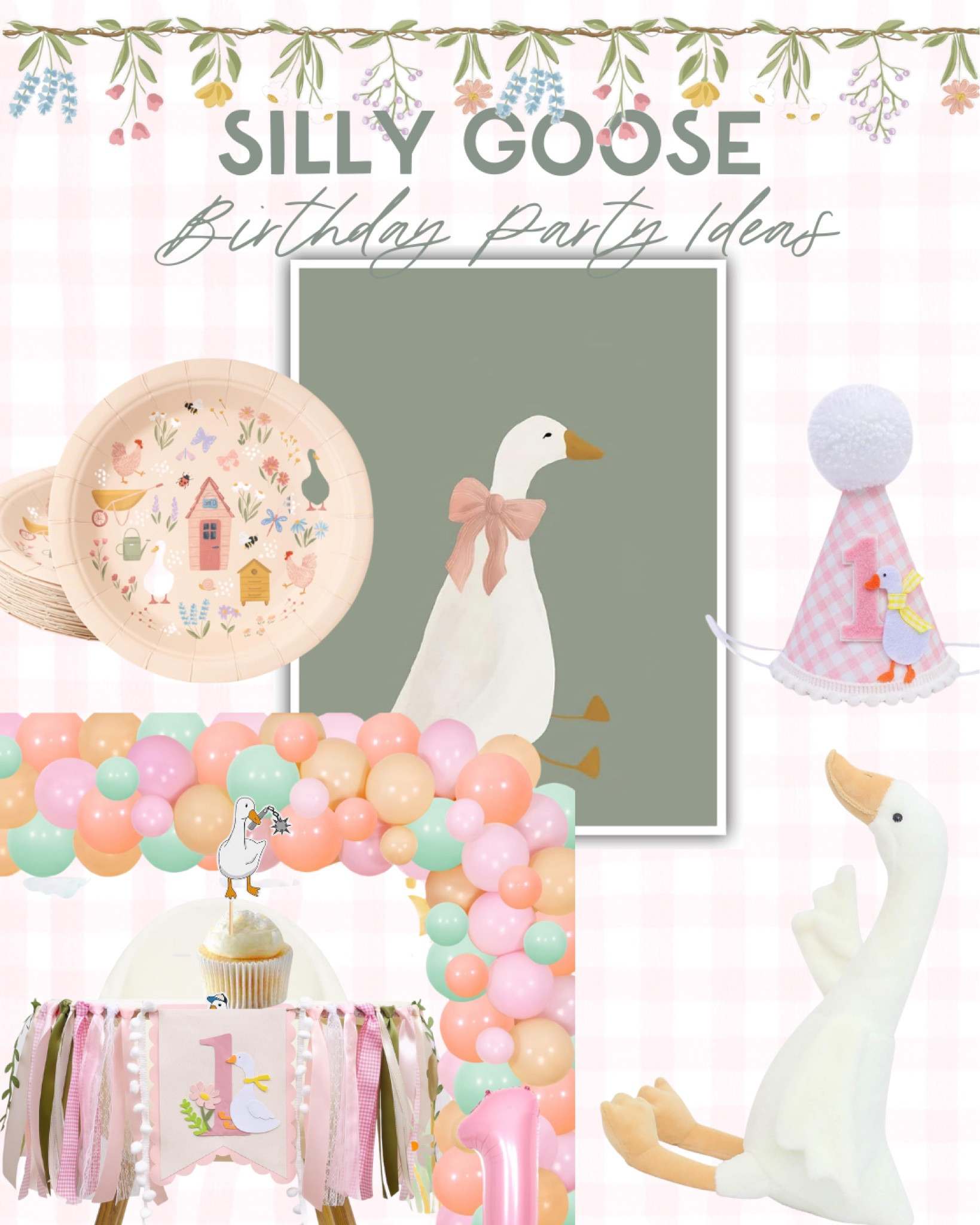 One silly goose 🪿 gender neutral birthday, baby first birthday, birthday party theme, birthday theme, first birthday inspiration, first birthday idea first bday, baby birthday, amazon, Etsy, party decor, goose decor, springy decor, preppy birthday, gender neutral party, silly goose, baby’s first birthday party

#LTKParties #LTKFindsUnder100