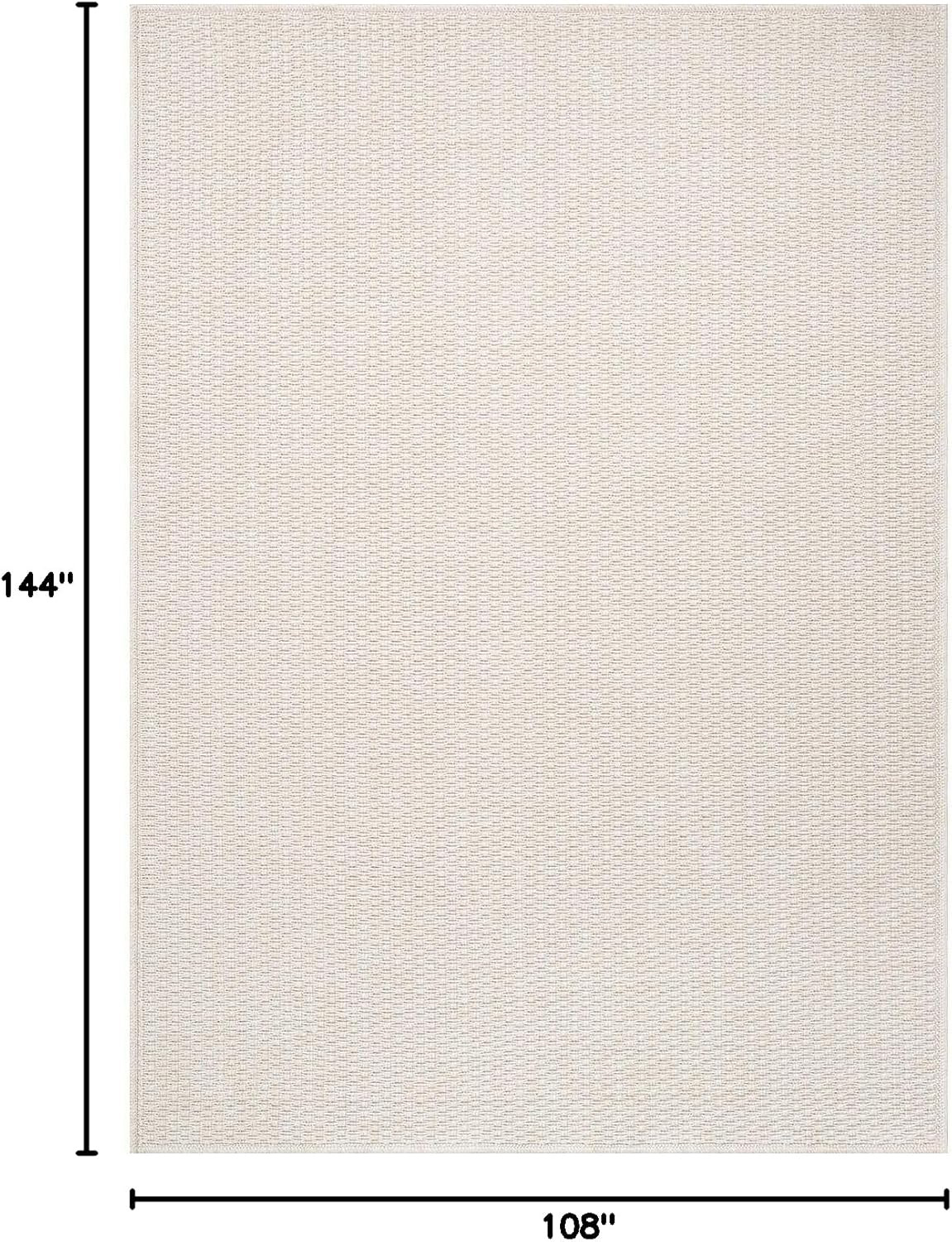 Easy Jute Rug 9x12 Indoor Outdoor Natural Rugs Solid Fiber Rug Woven Area Rug Boho Easy Clean Ins... | Amazon (US)
