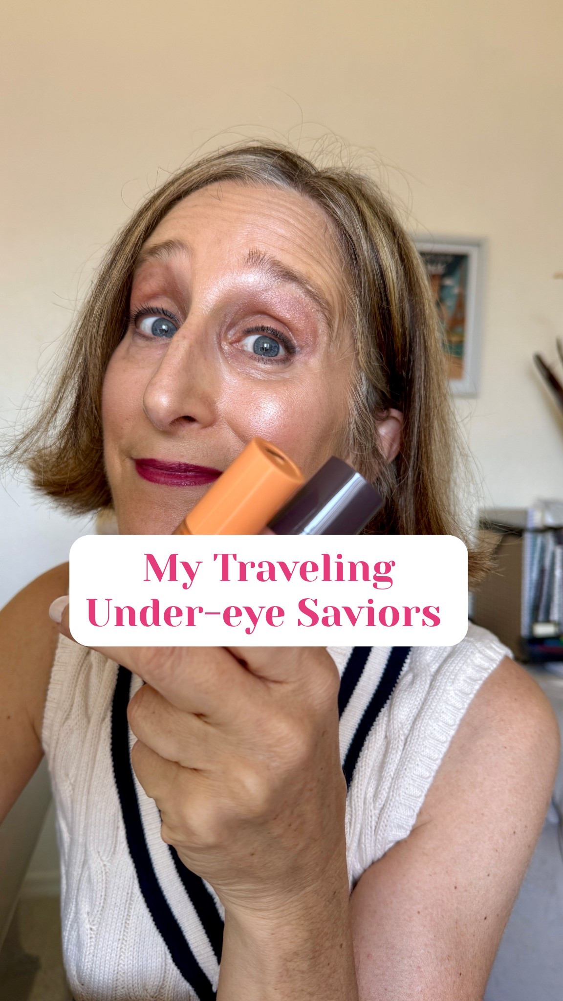 My long travel day under-eye saviors