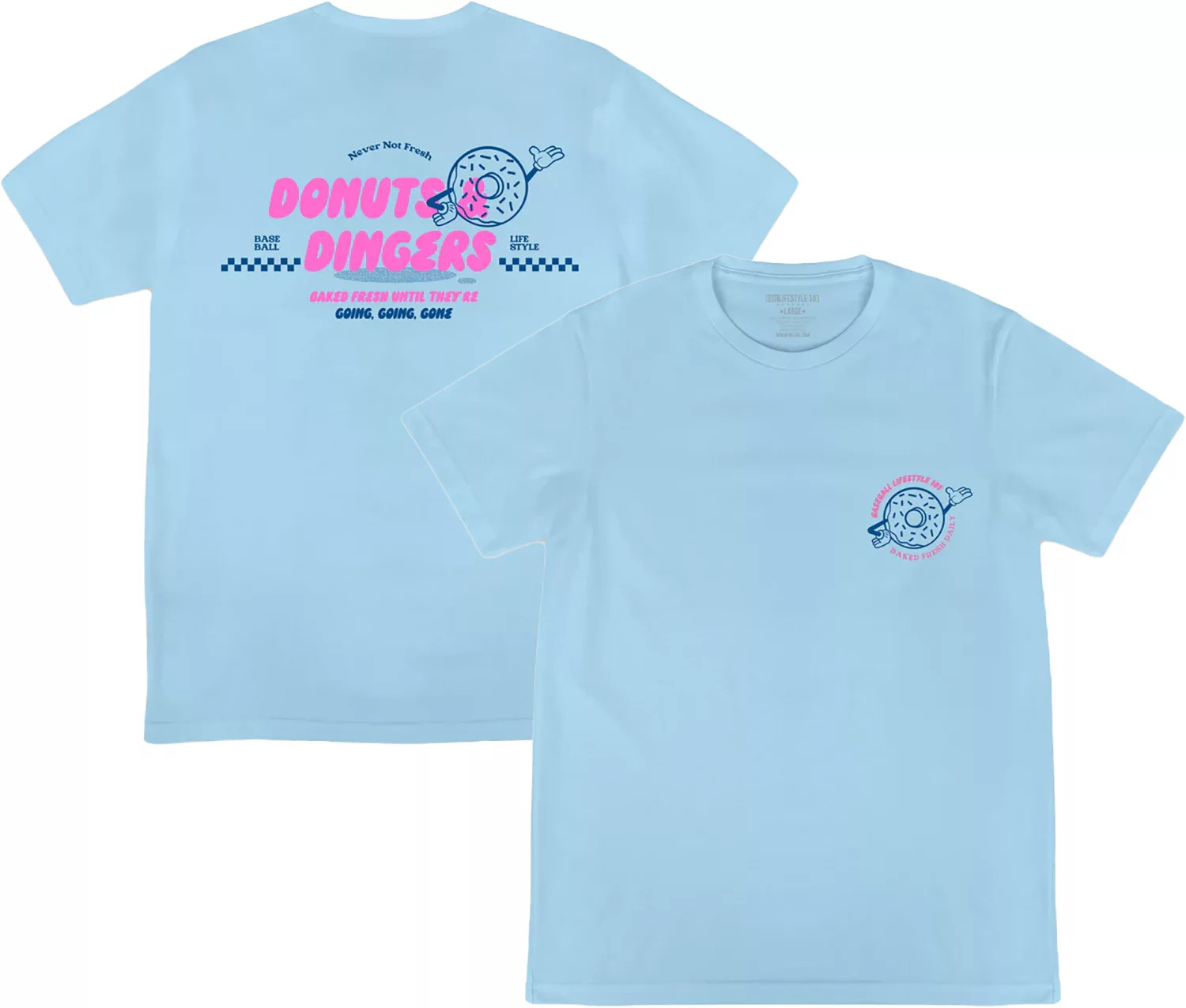 Baseball Lifestyle 101 Boys' Donut Shirt, XL, Blue | DICK'S Sporting Goods