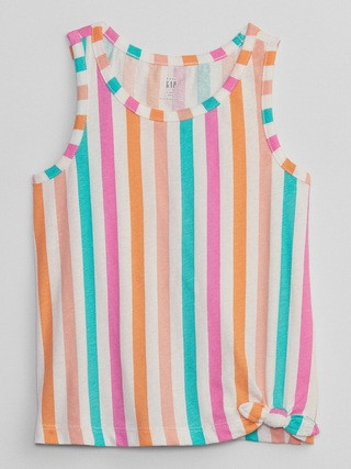 babyGap Print Knot-Tie Tank Top | Gap Factory