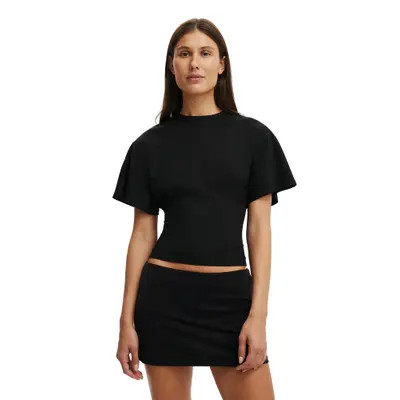 Cotton On Women's Blair Batwing Short Sleeve Tee in Madi Stripe Cosmic Star Dark at Nordstrom, Size X-Large | Nordstrom