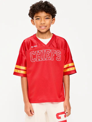 Kansas City Chiefs Lifestyle Jersey T-Shirt for Boys | Old Navy (US)