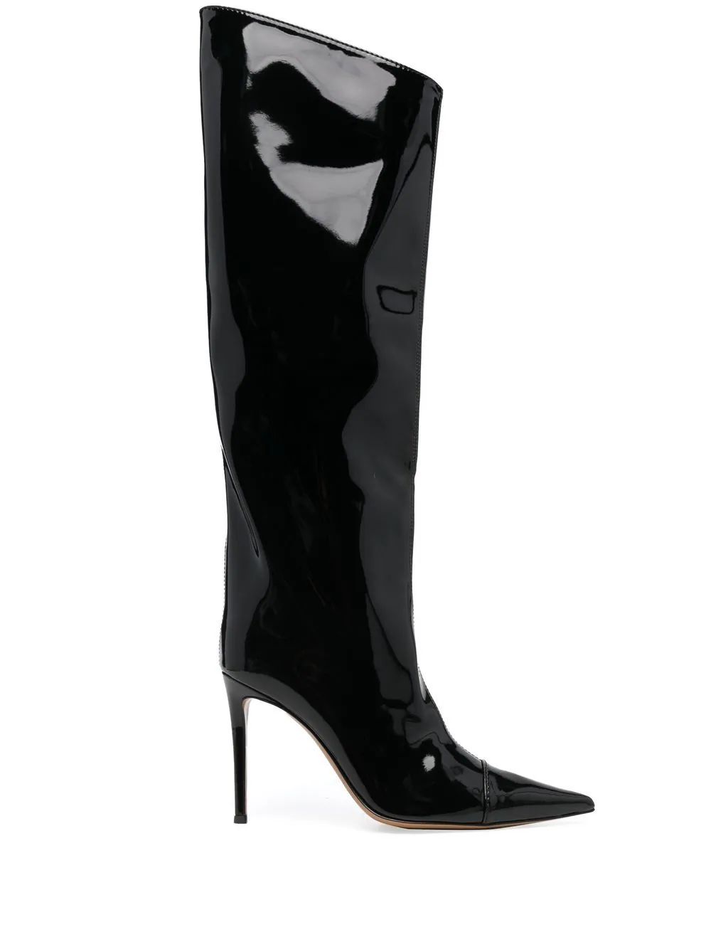 Alexandre Vauthier Patent Leather pointed-toe Boots - Farfetch | Farfetch Global