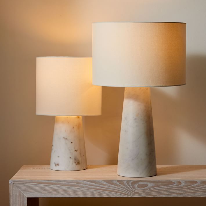 Foundational Marble Table Lamp (17"–23") | West Elm (US)