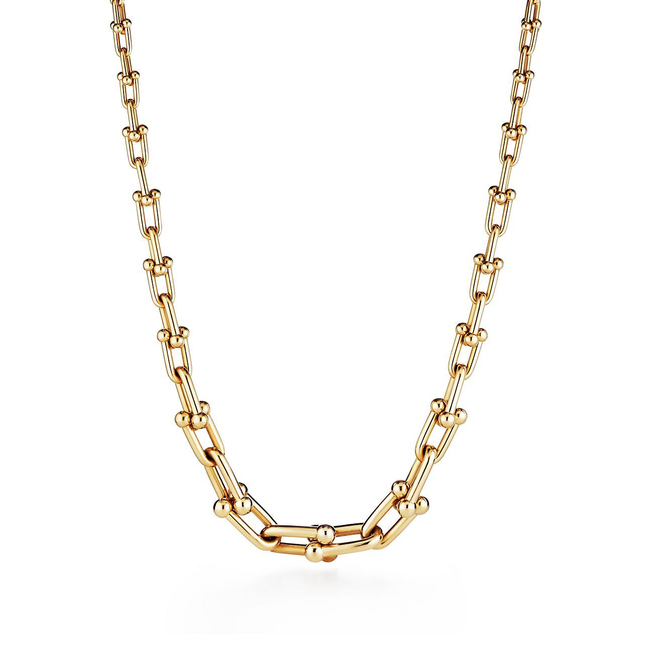Tiffany City HardWear graduated link necklace in 18k gold. | Tiffany & Co. | Tiffany & Co. (UK)
