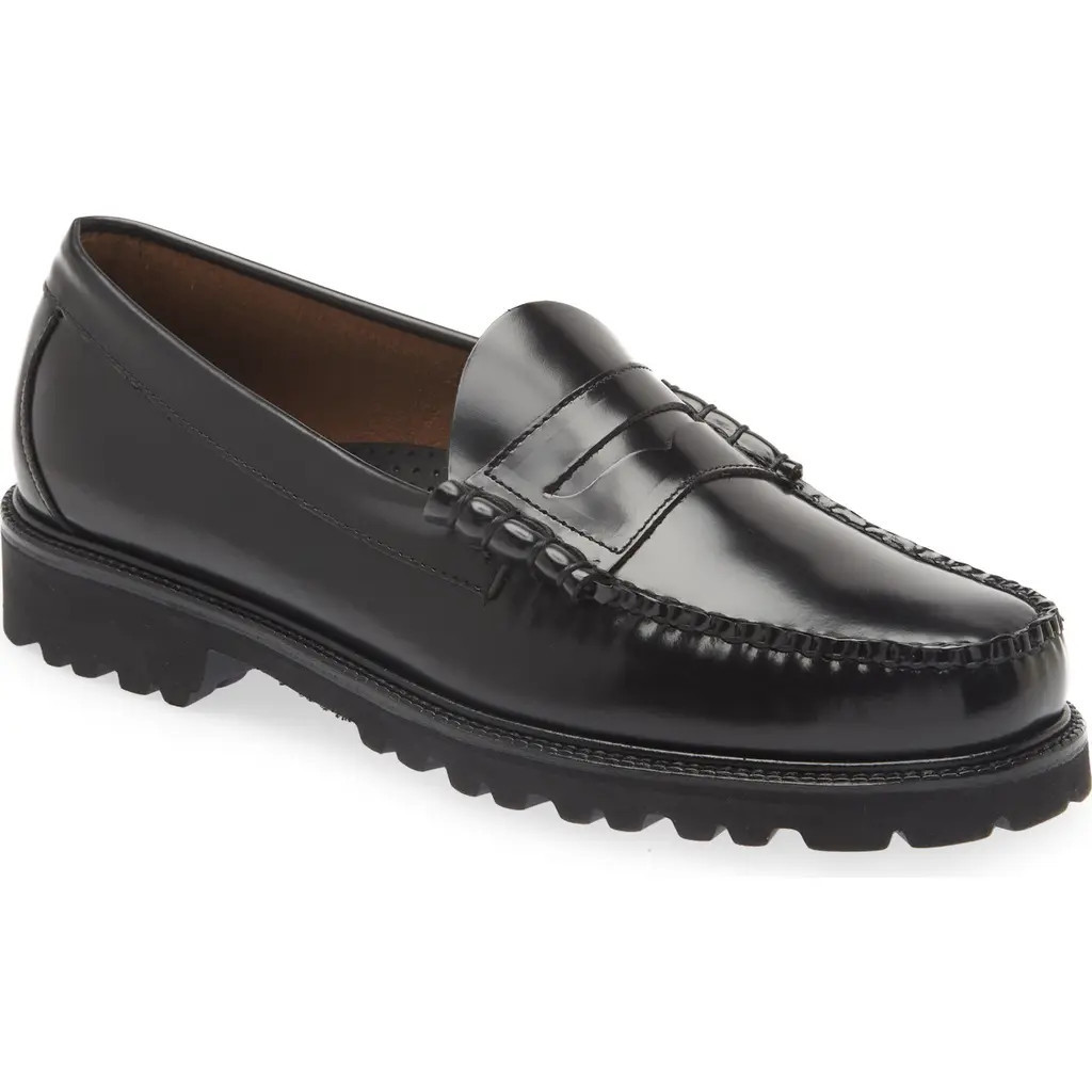 G.H.BASS Larson Lug Loafer in Black at Nordstrom, Size 11.5 | Nordstrom