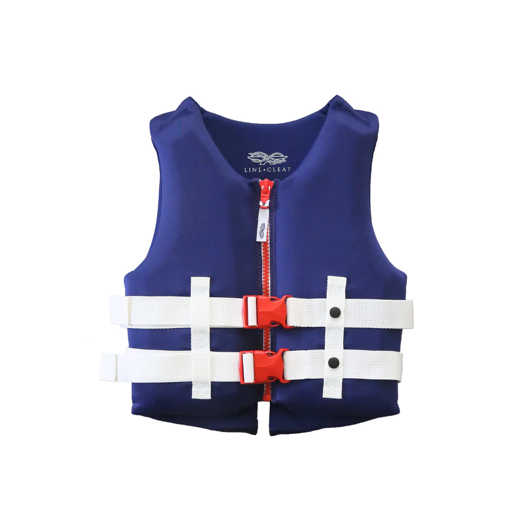 Navy USCG Youth Life Jacket | Line + Cleat