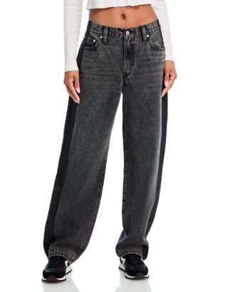 Levi's Baggy Dad Mid Rise Straight Jeans in Satin Spats  | Bloomingdale's Women | Bloomingdale's (US)