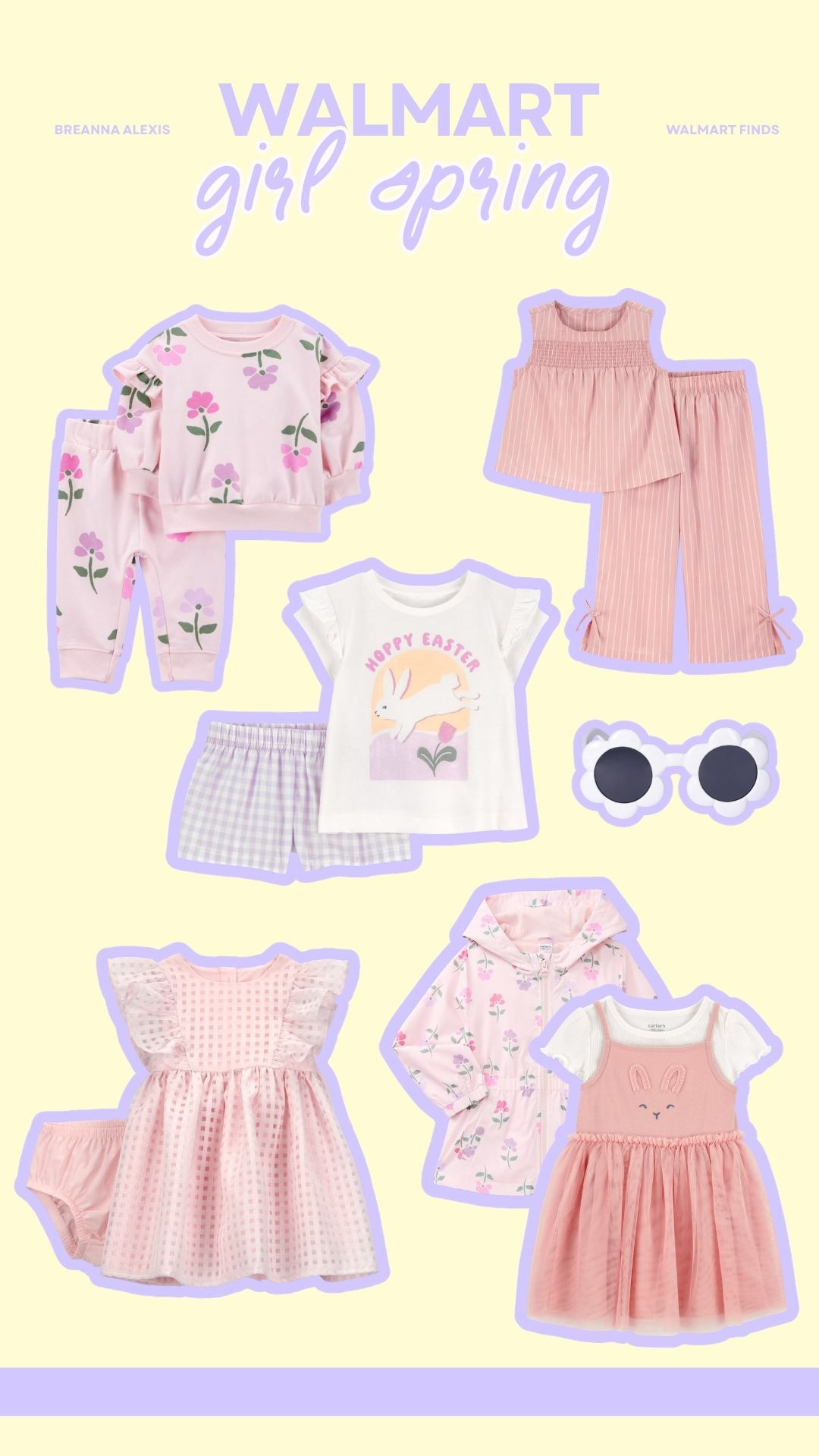 Walmart spring finds for girls! I love these matching sets and cute sunglasses for spring! 

 #LTKSeasonal #LTKBaby #LTKKids