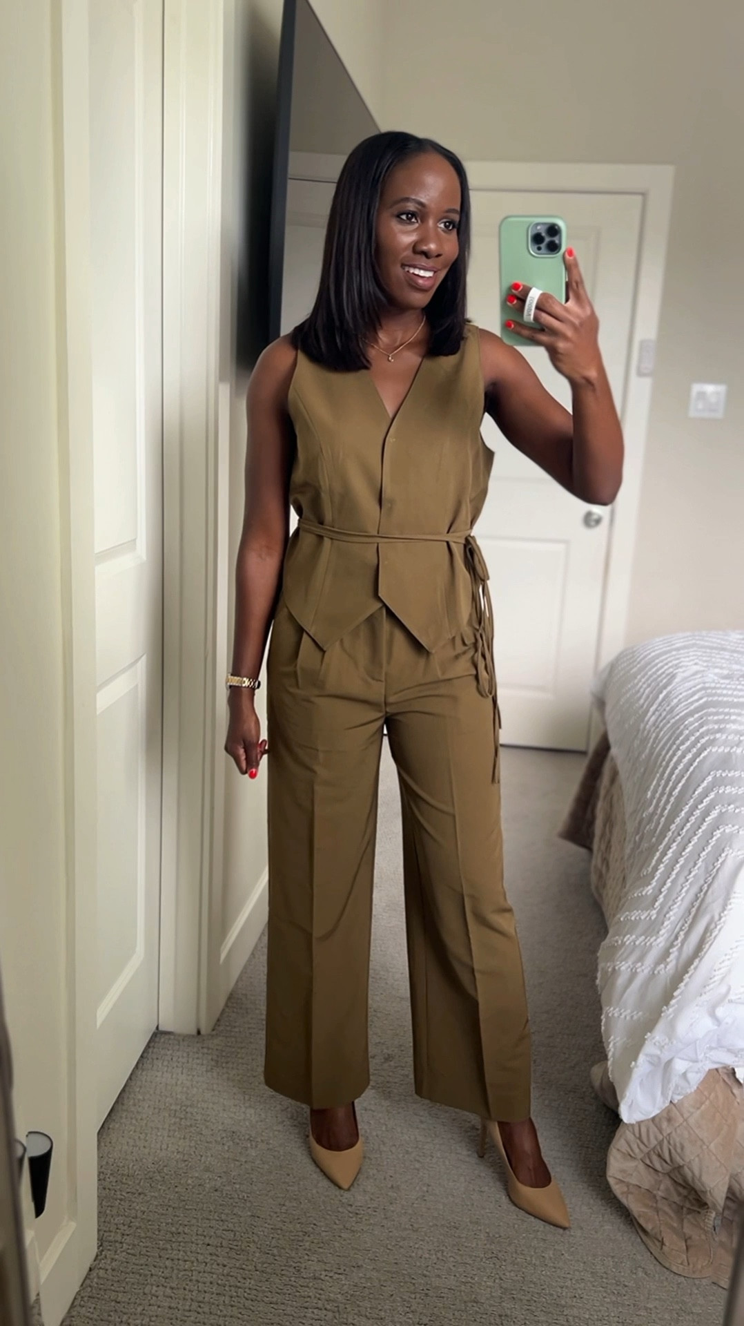 This two-piece set has been a favorite of you all, so I am resharing it again for the ones who missed it! You can add a simple blazer or sweater for a chic look. #chic #fallfashion 

#LTKSeasonal #LTKFindsUnder100 #LTKStyleTip