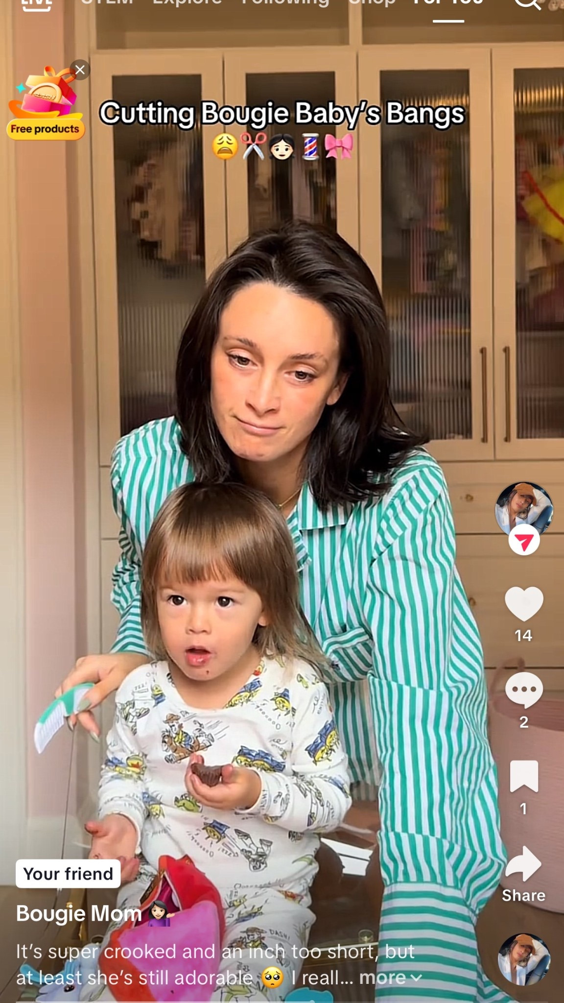 Decided to give Bougie Baby a trim, did not go well. 


#LTKKids #LTKmorningroutine #LTKmomlife