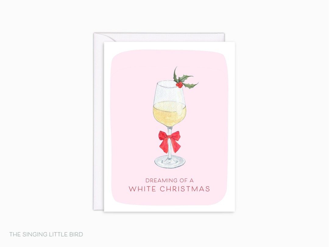 Funny Christmas Card Wine Lover Card Funny Holiday Card - Etsy | Etsy (US)