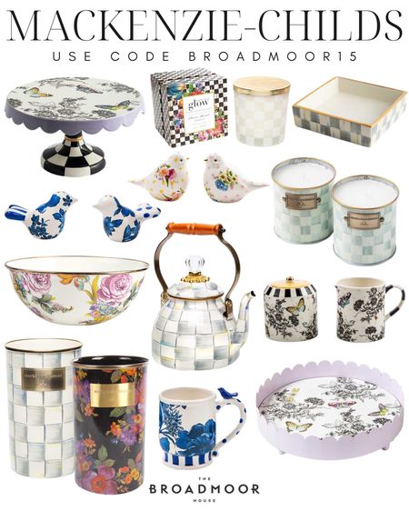 Mackenzie-Childs has the perfect gifts for Mother’s Day! I love that you can find an amazing gift at any budget! Use my code BROADMOOR15 now through 4/28 at 8 am EST to get 15% off your purchase! One-time use per shopper! 

#LTKsalealert #LTKhome #LTKGiftGuide