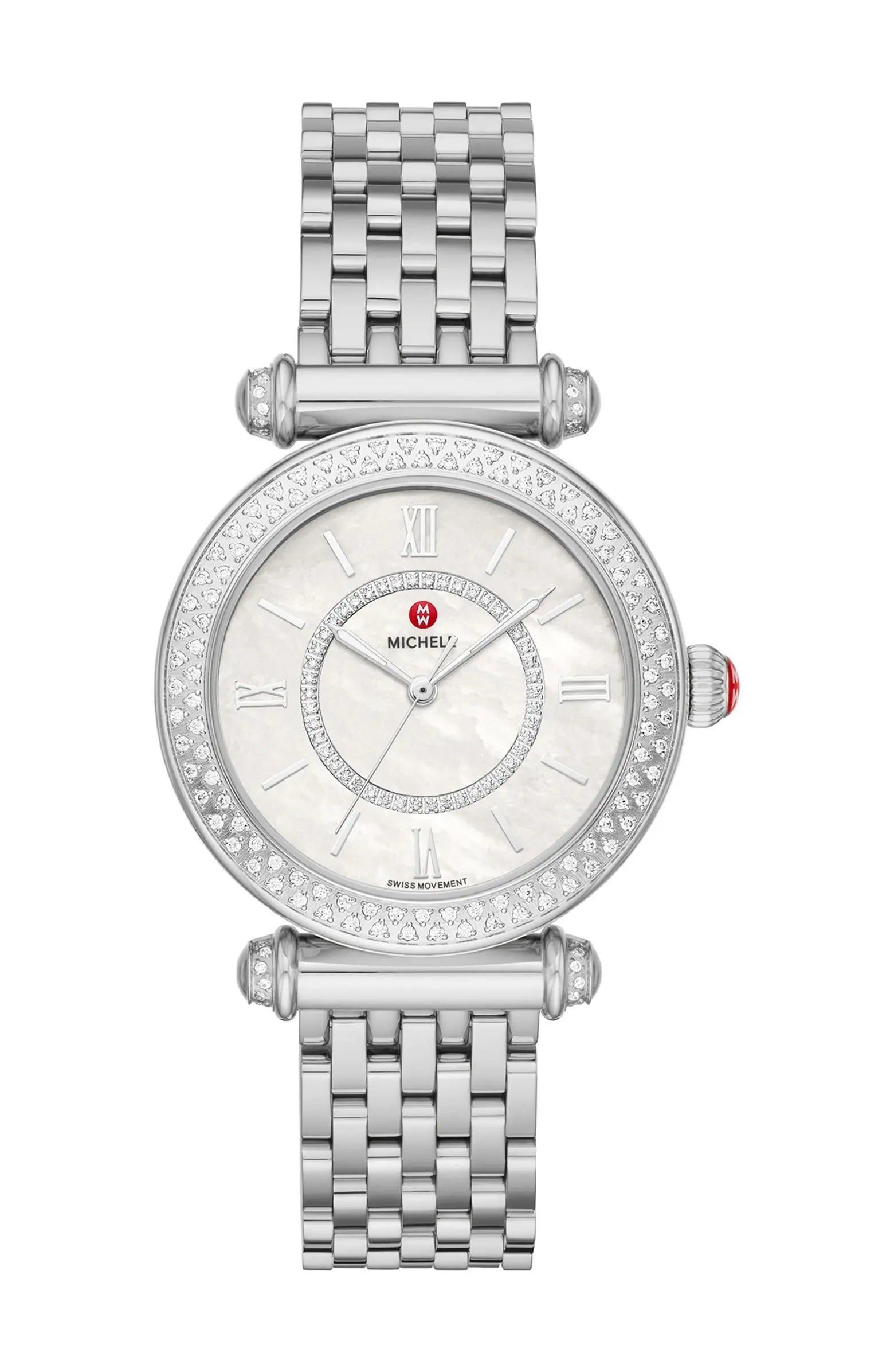 Women's Caber Diamond Bracelet Watch, 35mm - 0.19 ctw | Nordstrom Rack