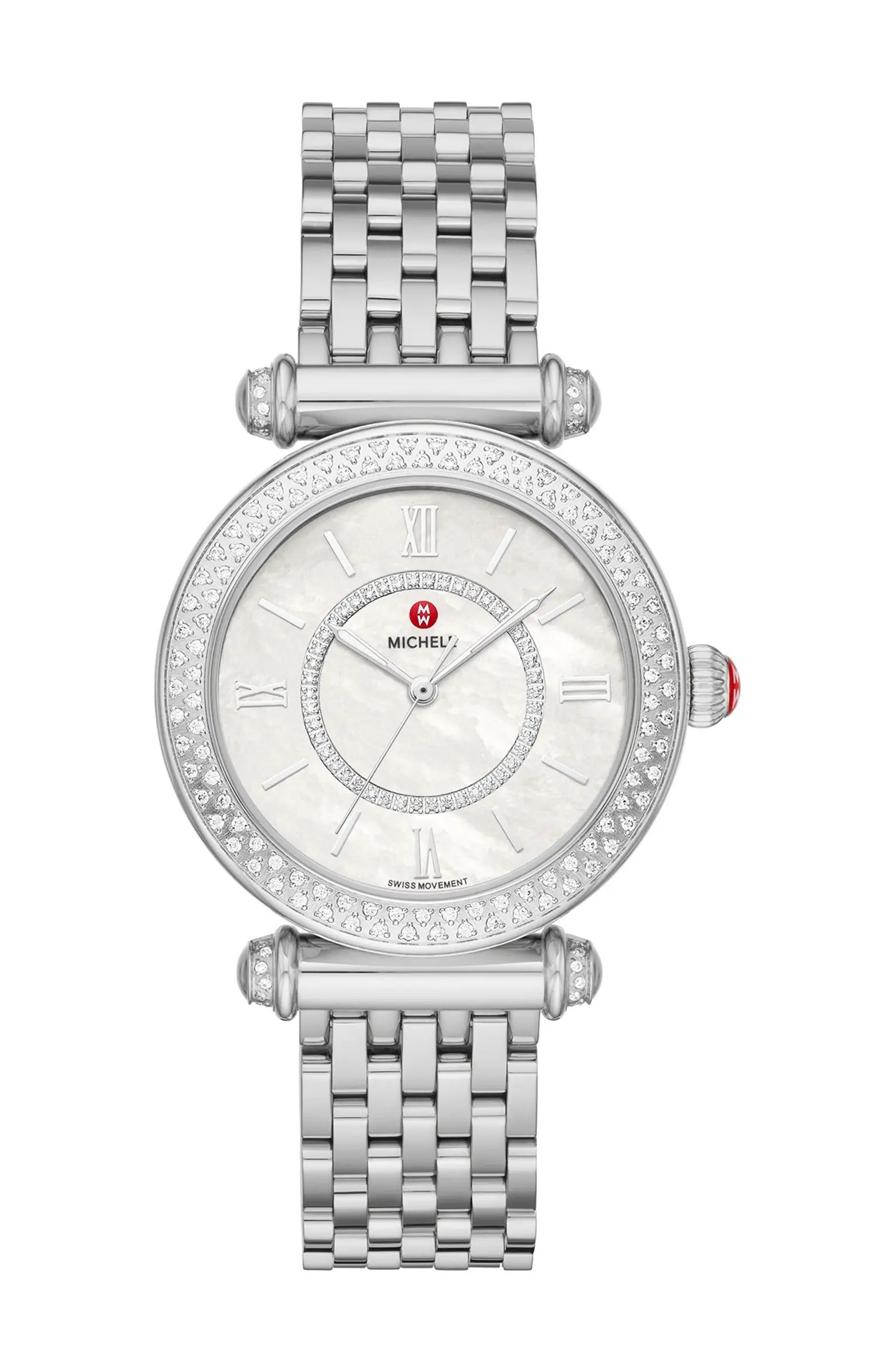 Women's Caber Diamond Bracelet Watch, 35mm - 0.19 ctw | Nordstrom Rack