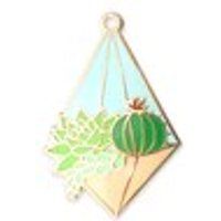 Day Terrarium Enamel Pin (hanging terrarium succulent pin hard enamel pin lapel pin badge enamel jewelry cute cactus jewelry backpack pins) | Etsy (US)