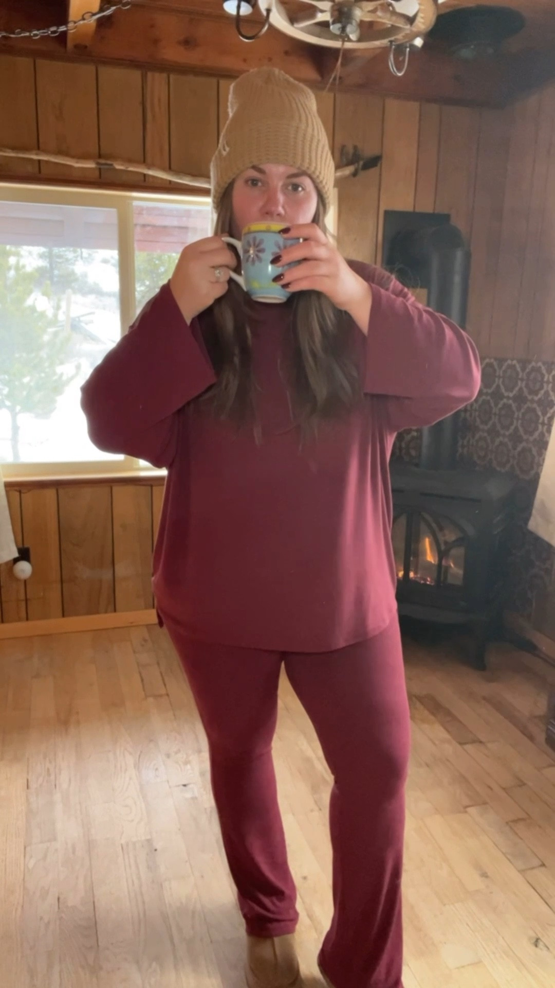 Cozy matching ribbed set! I’m in an xxl, and it runs big + has a ton of stretch! 

#LTKmorningroutine #LTKHoliday #LTKSeasonal