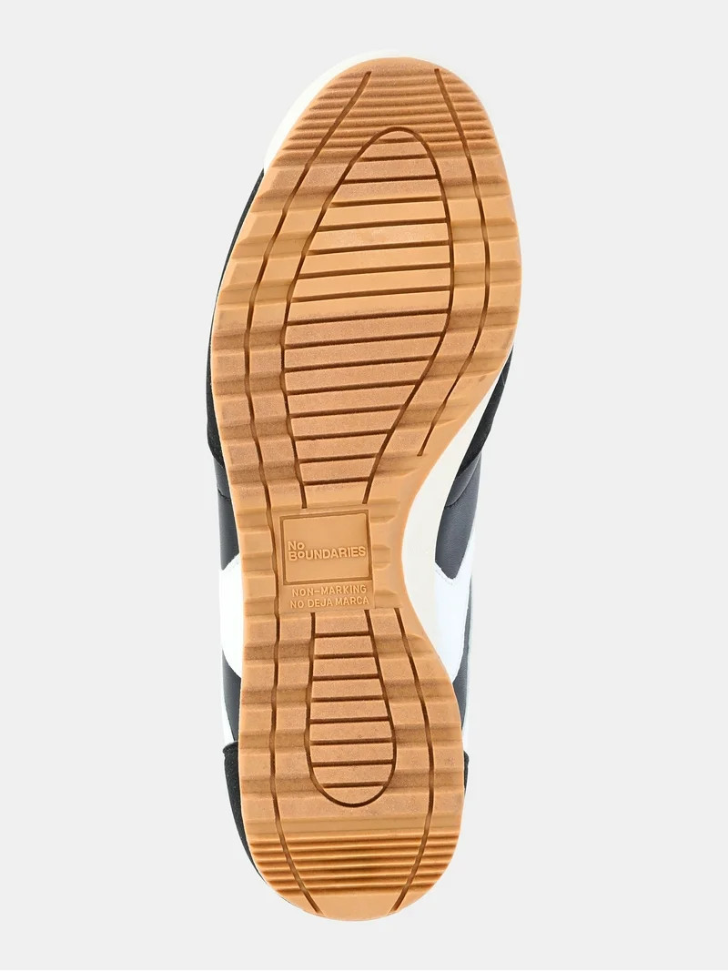 No Boundaries Retro Lace-Up Sneakers, Women’s | Walmart (US)
