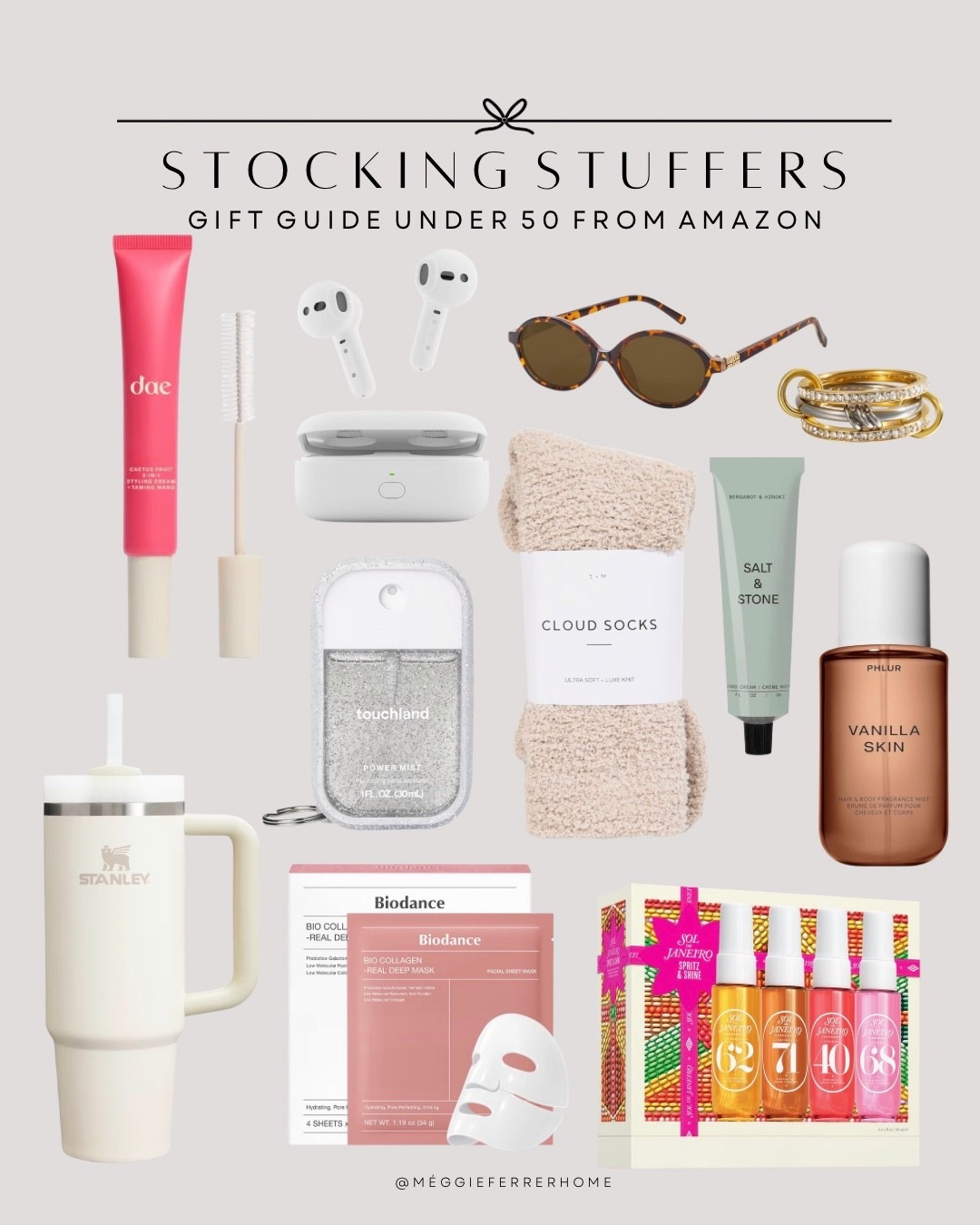 Putting together the cutest stocking stuffer ideas straight from Amazon, and honestly… these are the things people get way more excited about than the big gifts. ❤️ Little luxuries, cozy must-haves, beauty faves, and a few fun extras everyone loves. 🎁✨


#StockingStuffers #GiftGuide #AmazonHoliday #AmazonGifts 

#LTKHoliday #LTKGiftGuide #LTKFindsUnder50 #LTKHoliday