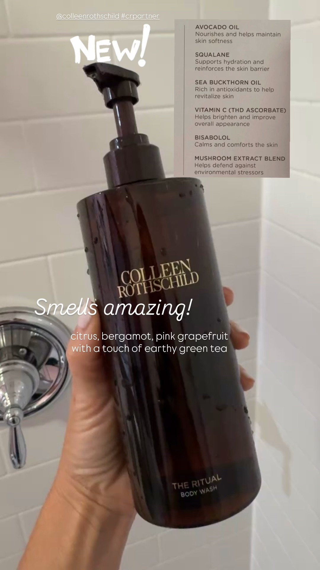 This NEW body wash 👌🏻
Smells amazing and refreshes the body. 
20% off code: twopeas20