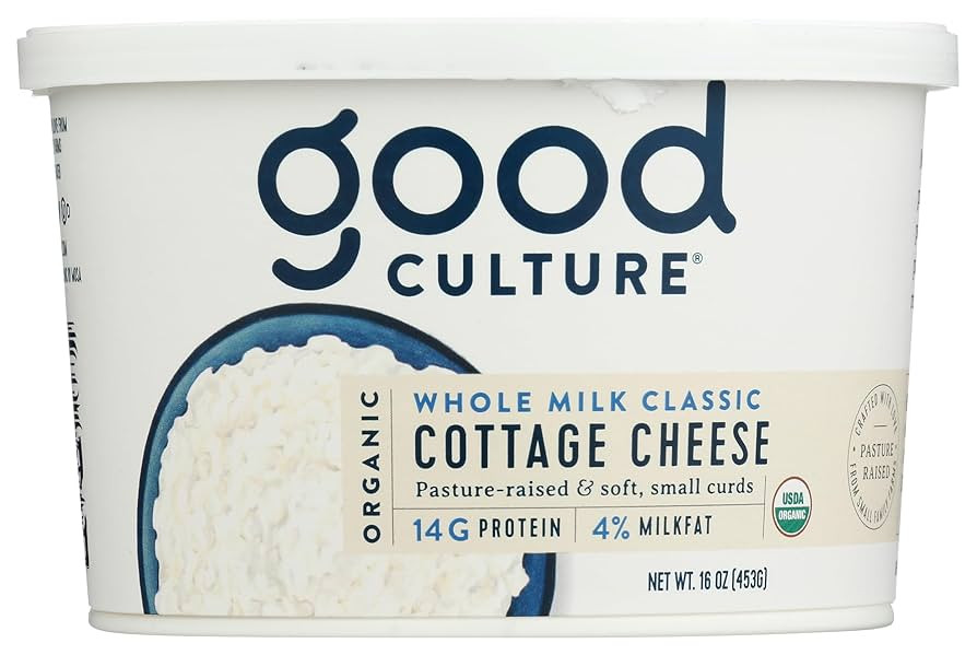 Good Culture Organic Classic Cottage Cheese, 16 oz | Amazon (US)