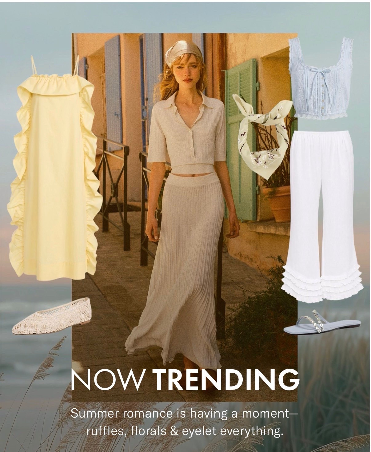 ✨ TRENDING 🌸💕
SHOP BOP's Summer Romance Fashion is having a moment - think ruffles, florals, pretty eyelets, and everything romantic and girly!

All the pretties are linked below - tap below to shop 👇🏻🔗💛



#shopbop fashion finds
#shop bop
#designer fashion finds
#romantic outfit style
#feminine style 
#summer fashion inspo
#fall fashion inspo
#fall transition pieces
#designer fashion
#maxi dress
#oval sunglasses 
#mini skirt
#pretty pastels
#designer sunglasses
#crochet cover up 
#kitten heels
#women’s fashion 
#yellow fashion
#pastel fashion inspo
#summer dress
#summer outfits over 40
#date night outfits 
#vacation outfits beach 
#Summer dresses 
#teacher outfit 
#back to school clothes
#Vacation outfit ￼￼￼￼
#matching set
#floral blouse
#mini dress
#womens fashion
#outfit inspo
#ootd

#LTKootd #LTKSeasonal #LTKOver40