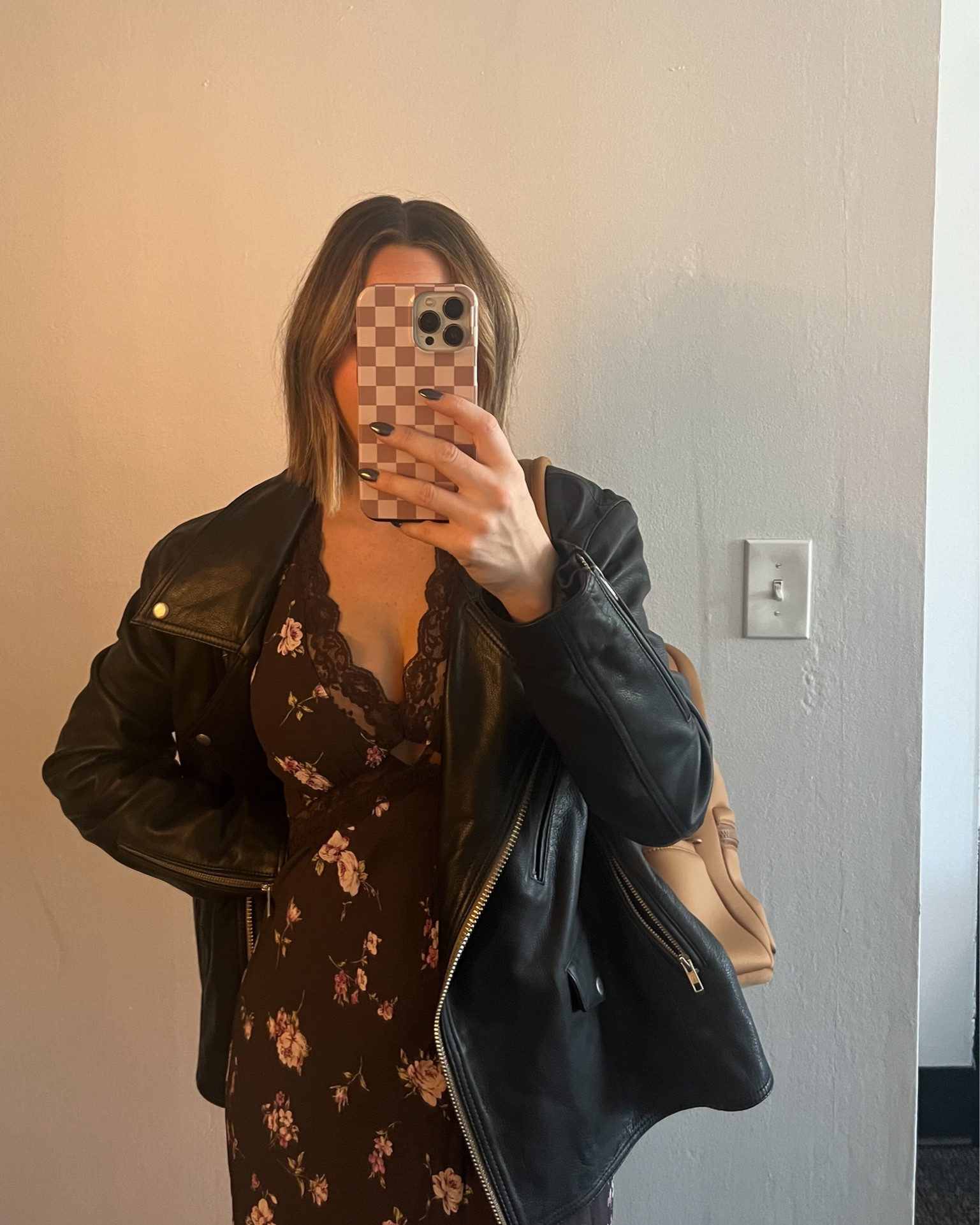 oversized leather jacket, genuine leather jacket, floral maxi dress

#LTKSeasonal #LTKsalealert #LTKstyletip