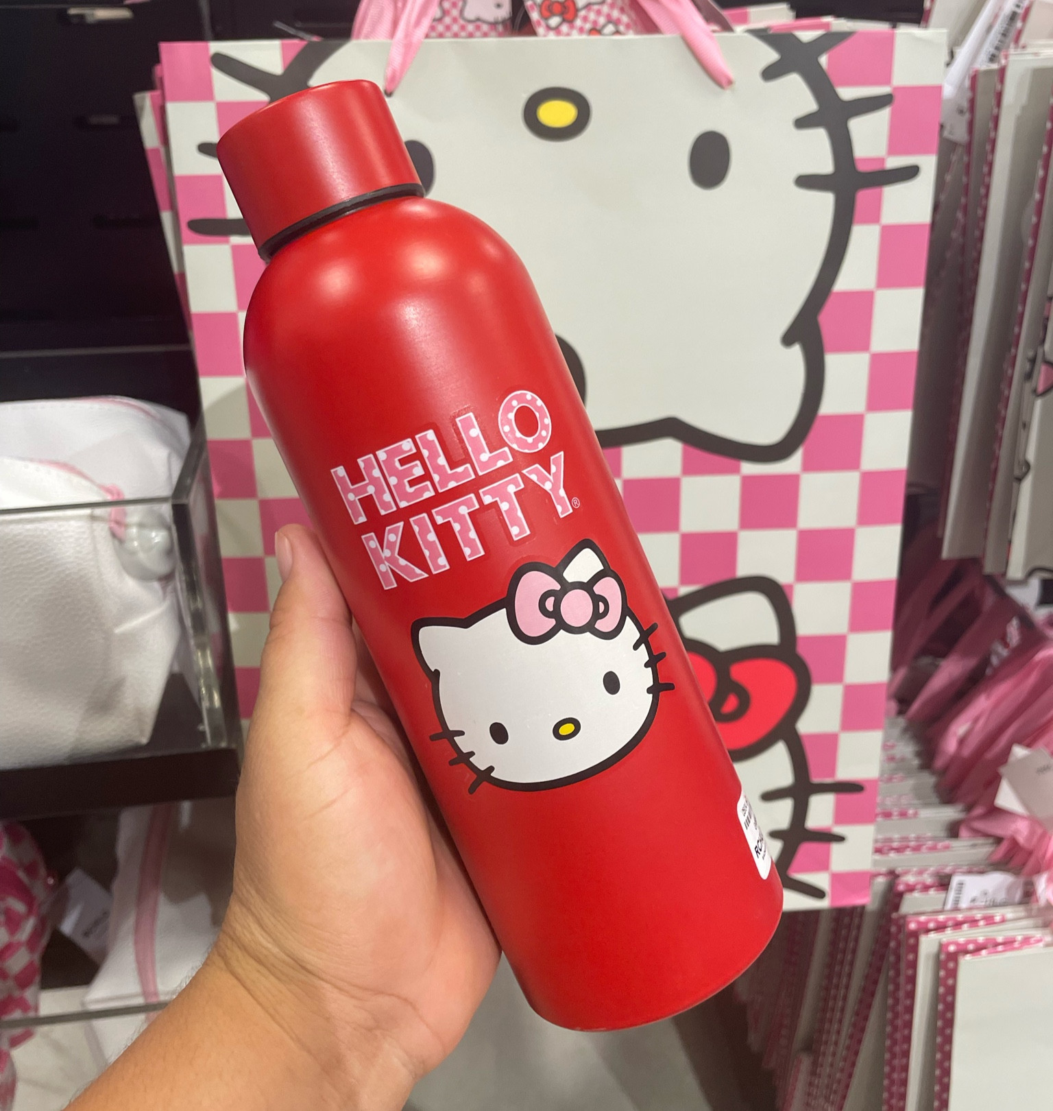 Garrafa squeeze de metal 750ml Hello Kitty vermelha | Sanrio

#LTKpromo #LTKcriancas #LTKbrasil
