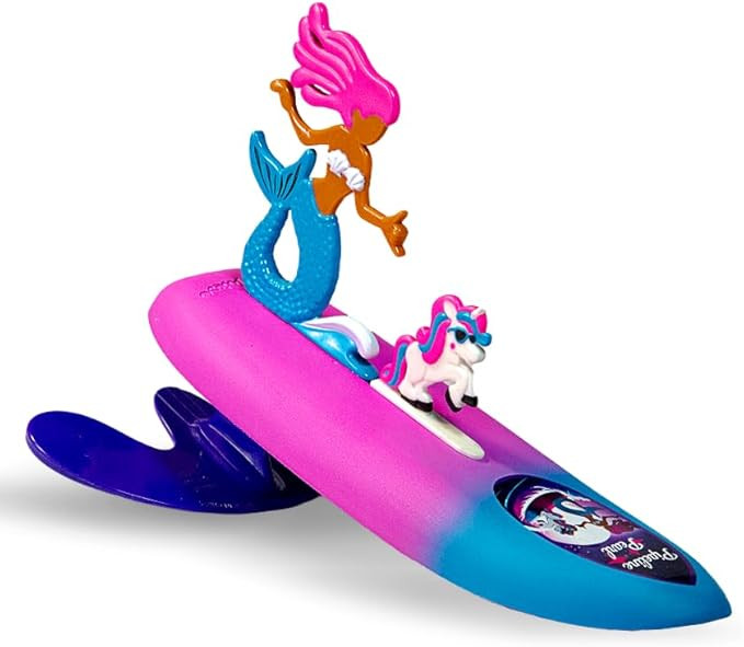 Surfer Dudes Legends & Surfer Pets Wave Powered Mini-Surfer, Pet and Surfboard Beach Toy - Pipeli... | Amazon (US)