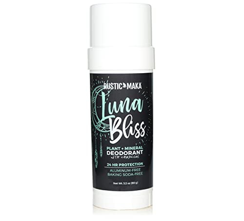 Amazon.com : Rustic MAKA Natural Deodorant, Luna Bliss, Aluminum Free, Paraben Free, No Baking So... | Amazon (US)