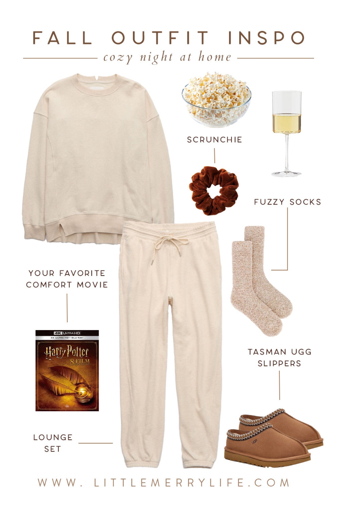 Fall Style Guide | Look #3- Cozy fall outfit idea for the perfect night in
#falloutfitidea #fallfashion #fallstyle #womensfashion #loungewear #cozyoutfit #comfortableoutfit #movienight #sweatpants #tasmanuggs

#LTKSeasonal #LTKunder50 #LTKmidsize