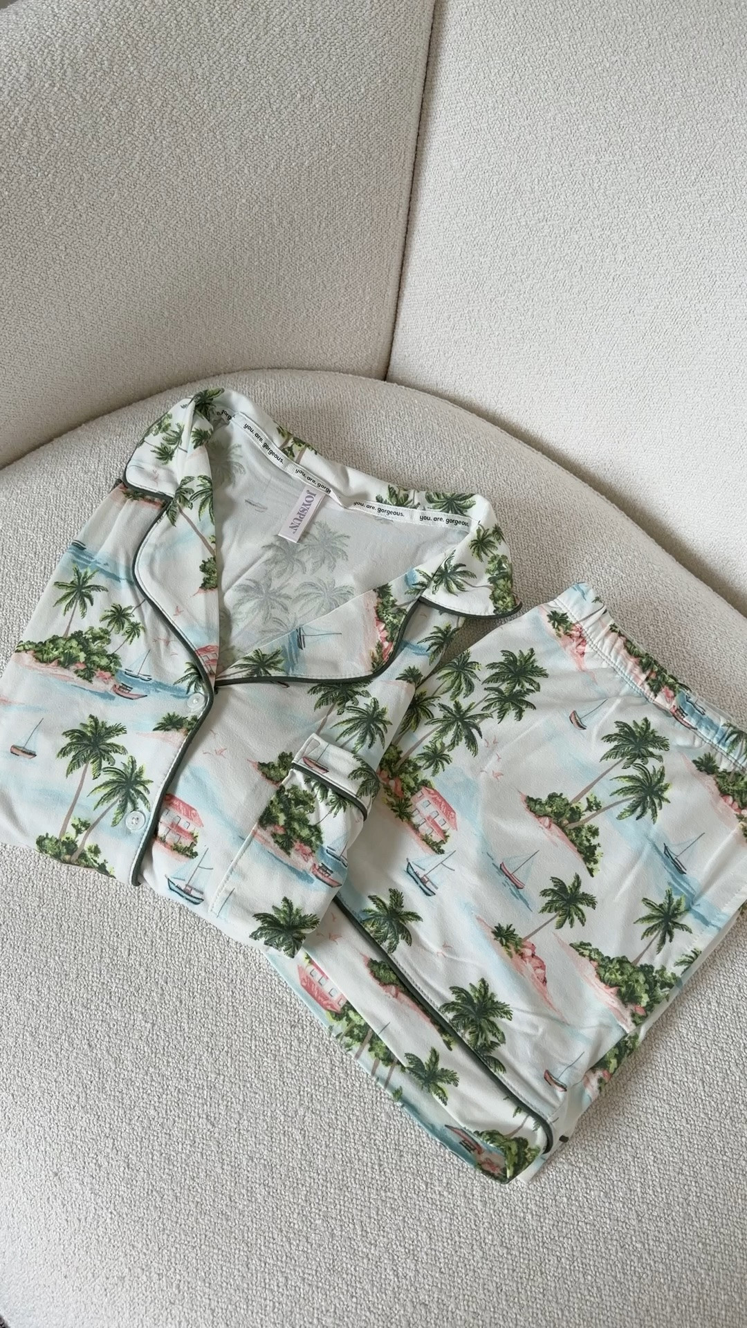 Love these Walmart pjs and this print is adorable for summer 🌴 

#summerpjs #pajamas #summer #vacation #pjset

#LTKSeasonal #LTKmorningroutine #LTKTravel