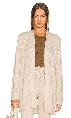 Weekend Stories Tanner Recycled Cashmere Cardigan in Heather Oatmeal from Revolve.com | Revolve Clothing (Global)