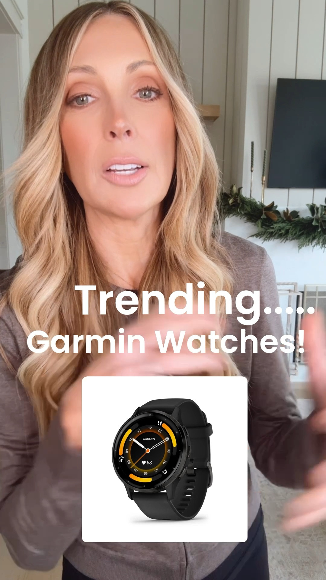 #WalmartPartner I had no idea Garmin watches were the preferred style for many college kids and young adults until my 23 year old assistant held up her wrist!! Just passing on the info. Black for guys and white for girls. 

@walmart #walmart 

#LTKActive #LTKOver40 #LTKHoliday