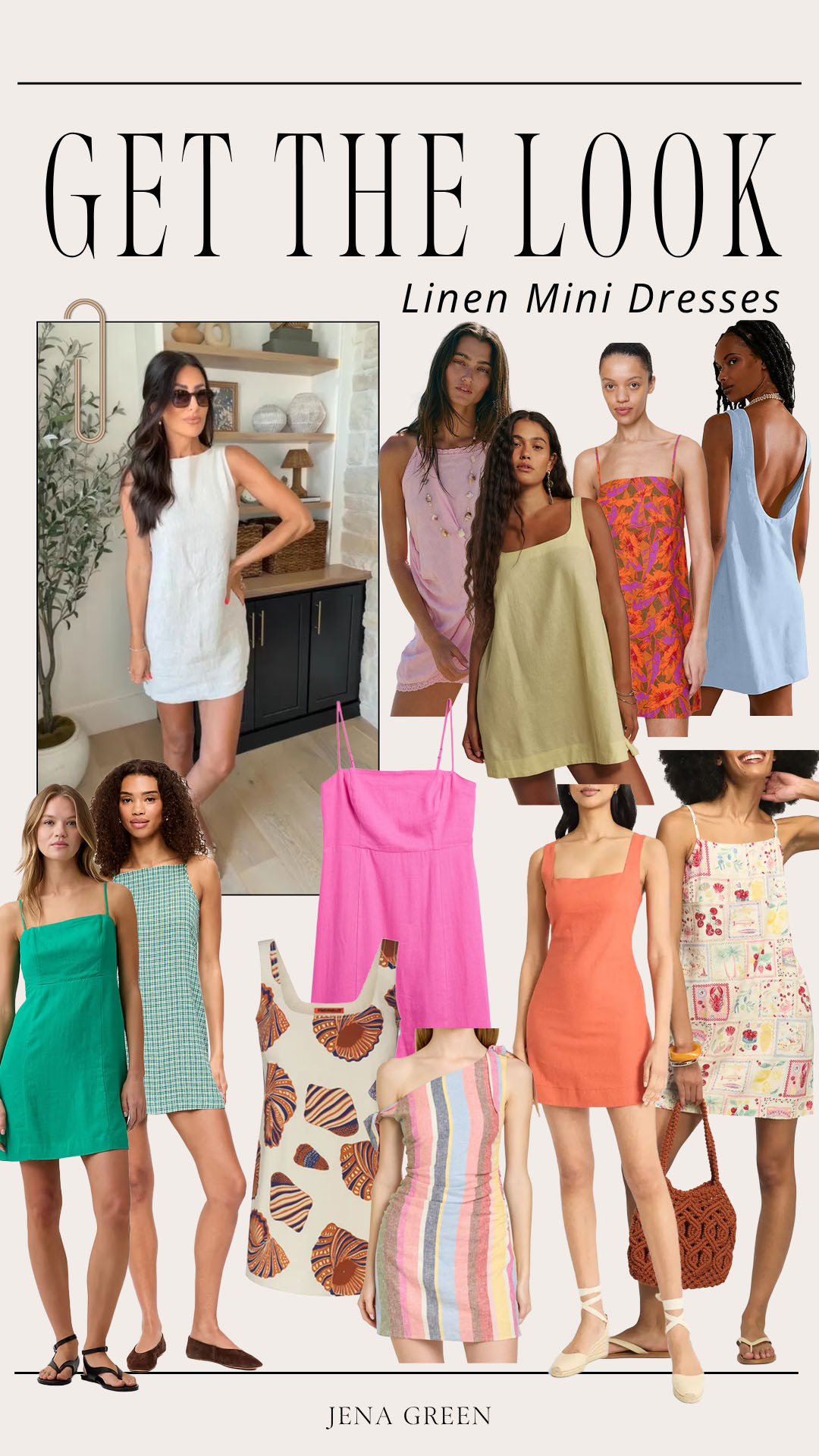 Get the Look Linen Dresses | Linen Mini Dresses | What to wear on Europe vacation 

 #LTKootd #LTKSeasonal