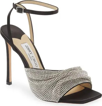 Naria Crystal Mesh Sandal | Nordstrom