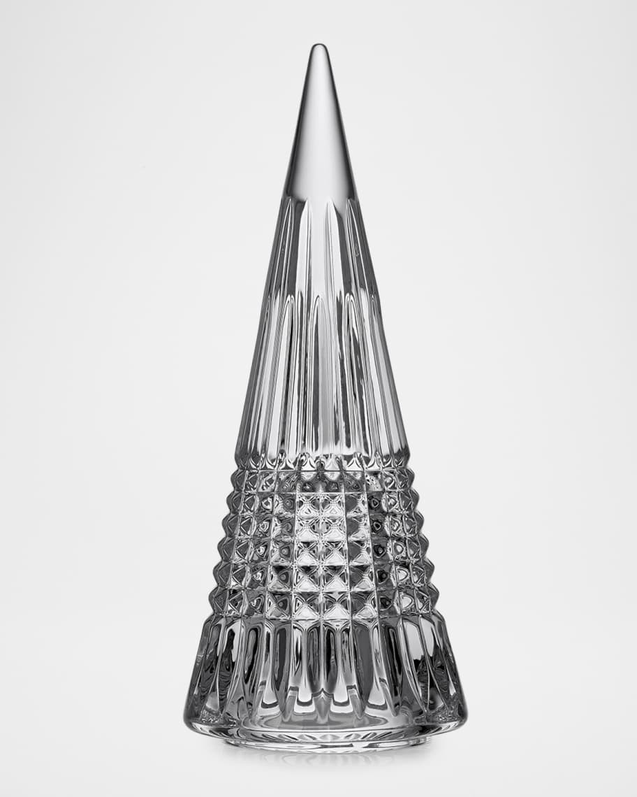 Waterford Crystal Large Standing Crystal Christmas Tree | Neiman Marcus